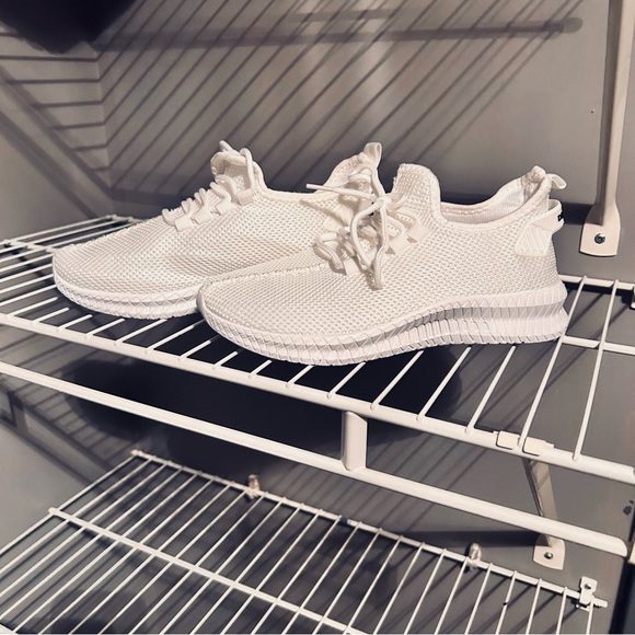 Redesigned 2020 Shoes - Size 37 all white Redesigned 2020 laced tennis shoes